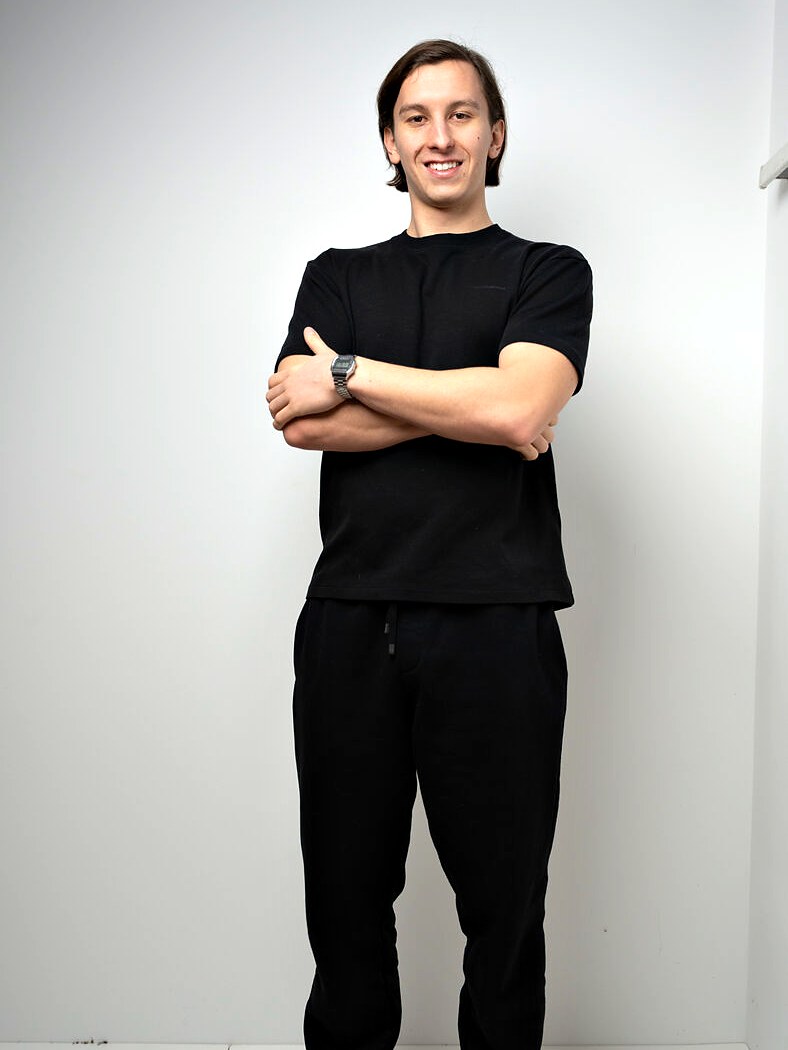 Jack, confident pose