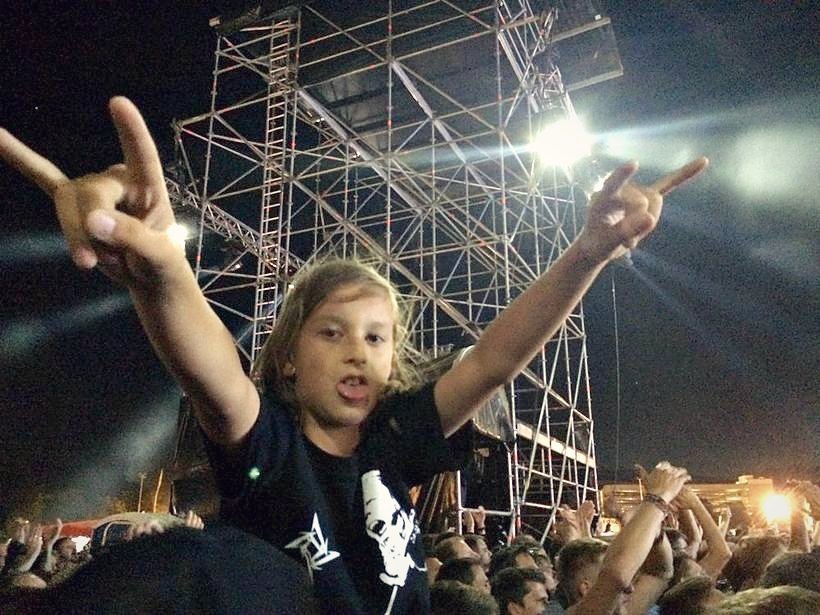 Koncert Metallice na Dunaju